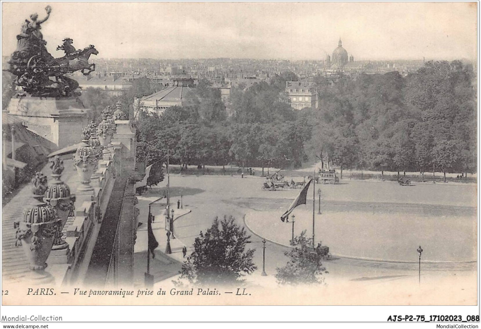 AJSP2-75-0146 - PARIS - Vue Panoramique Prise Du Grand Palais - Multi-vues, Vues Panoramiques
