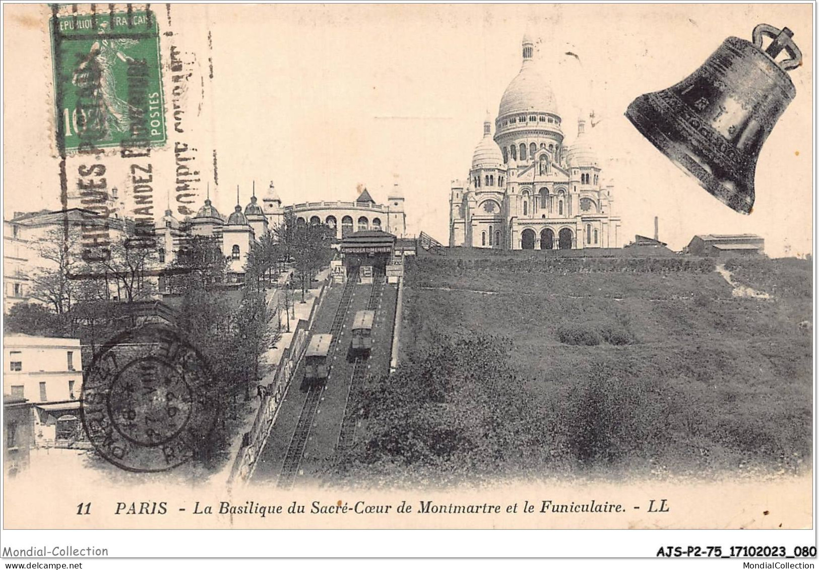 AJSP2-75-0142 - PARIS - La Basilique Du Sacré-coeur De Montmartre Et Le Funiculaire - Sacré-Coeur