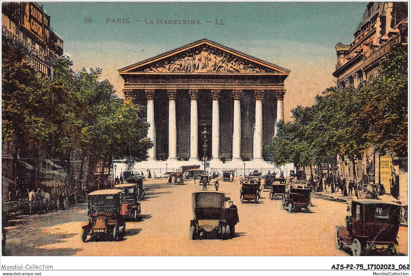 AJSP2-75-0133 - PARIS - La Madeleine - Squares