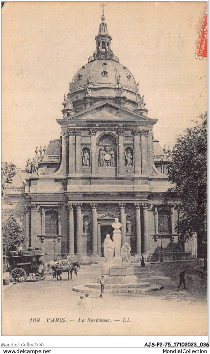 AJSP2-75-0120 - PARIS - La Sorbonne - Churches