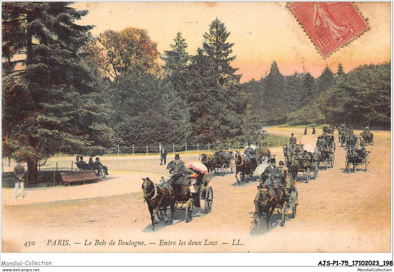 AJSP1-75-0100 - PARIS - Le Bois De Boulogne - Entre Les Deux Lacs - Piazze