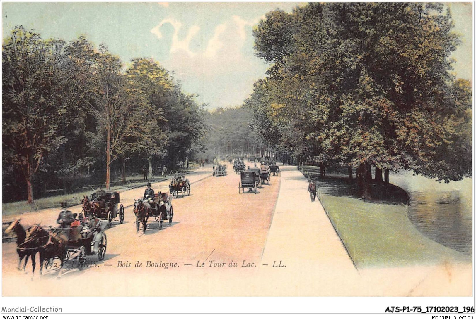 AJSP1-75-0099 - PARIS - Bois De Boulogne - Le Tour Du Lac - Plazas