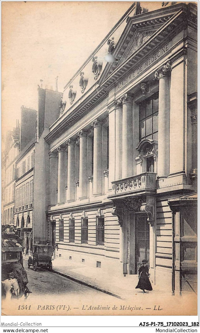 AJSP1-75-0092 - PARIS - L'académie De Médecine - Santé, Hôpitaux