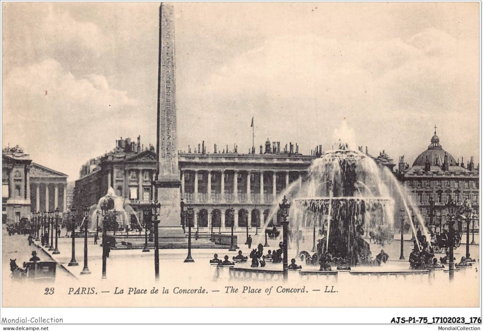 AJSP1-75-0089 - PARIS - La Place De La Concorde - Places, Squares