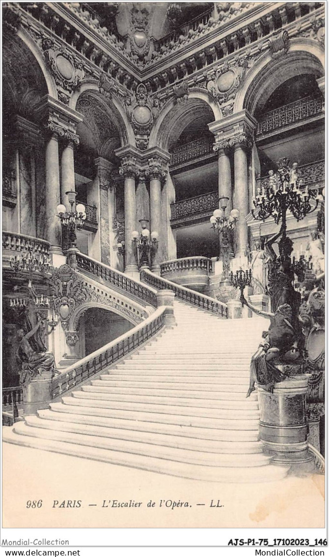 AJSP1-75-0074 - PARIS - L'escalier De L'opéra  - Education, Schools And Universities