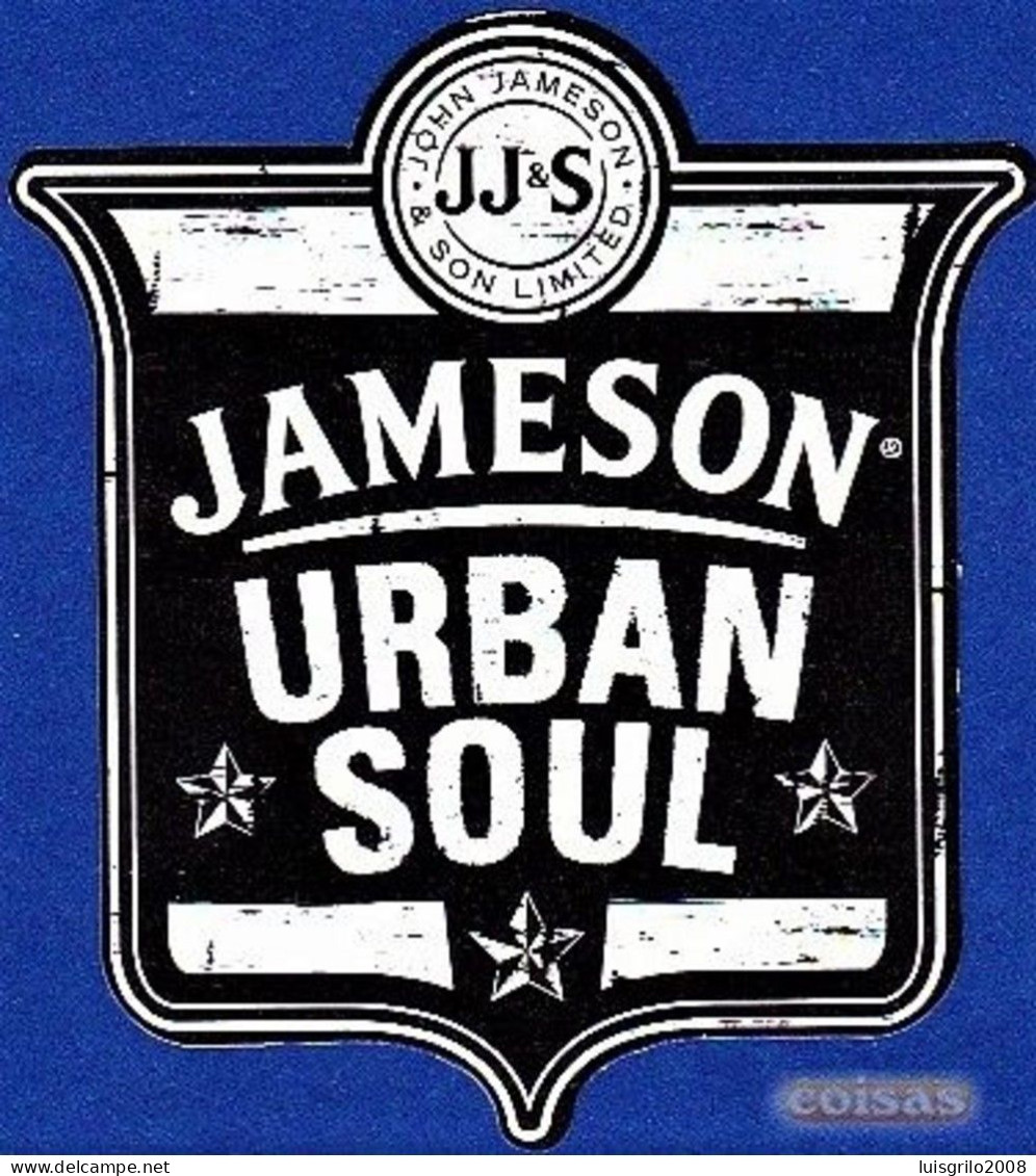 Label - Jameson Irish Whiskey -|- John Jameson & Son Limited. JJ&S - Alcoholen & Sterke Drank