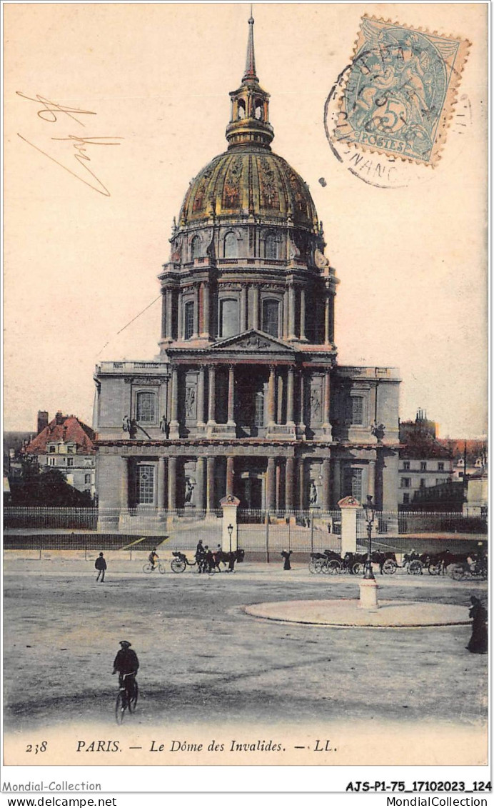 AJSP1-75-0063 - PARIS - Le Dôme Des Invalides - Places, Squares