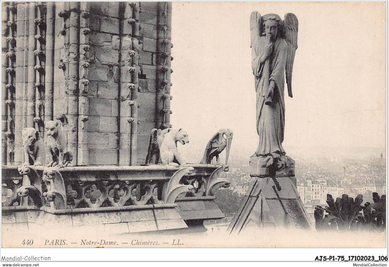 AJSP1-75-0054 - PARIS - Notre-dame - Chimères - Notre Dame Von Paris