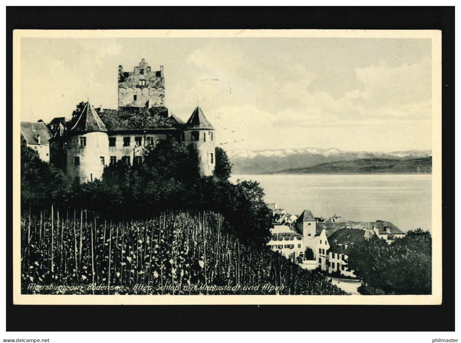 AK Meersburg Bodensee Altes Schloß  Alpen, Feldpost, Meersburg 10.6.1940 - Altri & Non Classificati