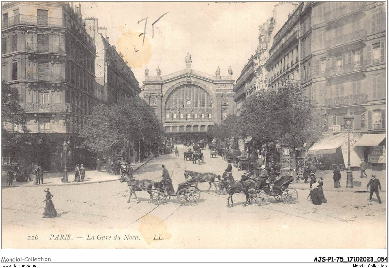 AJSP1-75-0028 - PARIS - La Gare Du Nord - Pariser Métro, Bahnhöfe