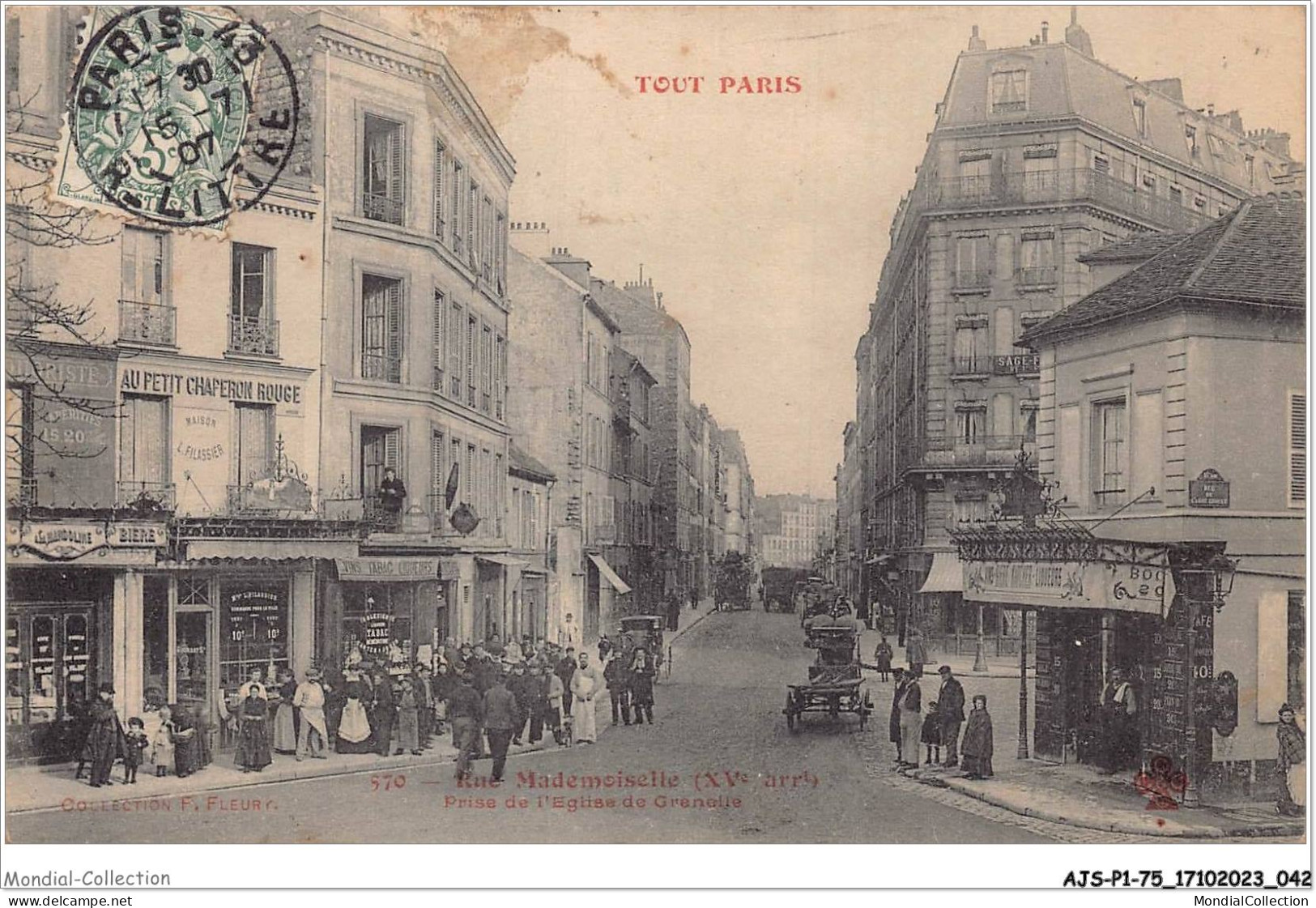 AJSP1-75-0022 - TOUT PARIS - Rue Mademoiselle - Prise De L'église De Grenelle - District 15