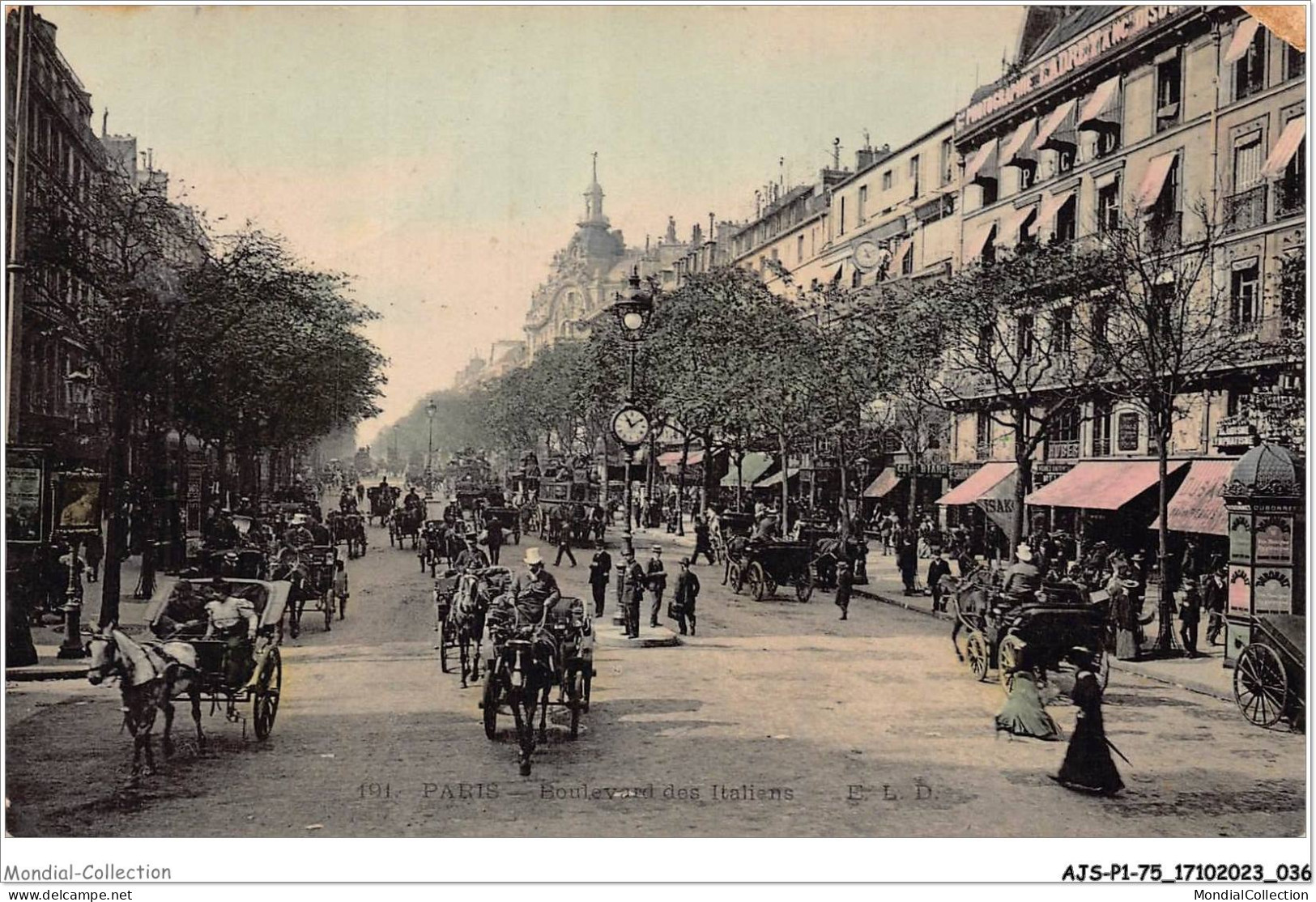 AJSP1-75-0019 - PARIS - Boulevard Des Italiens - Squares