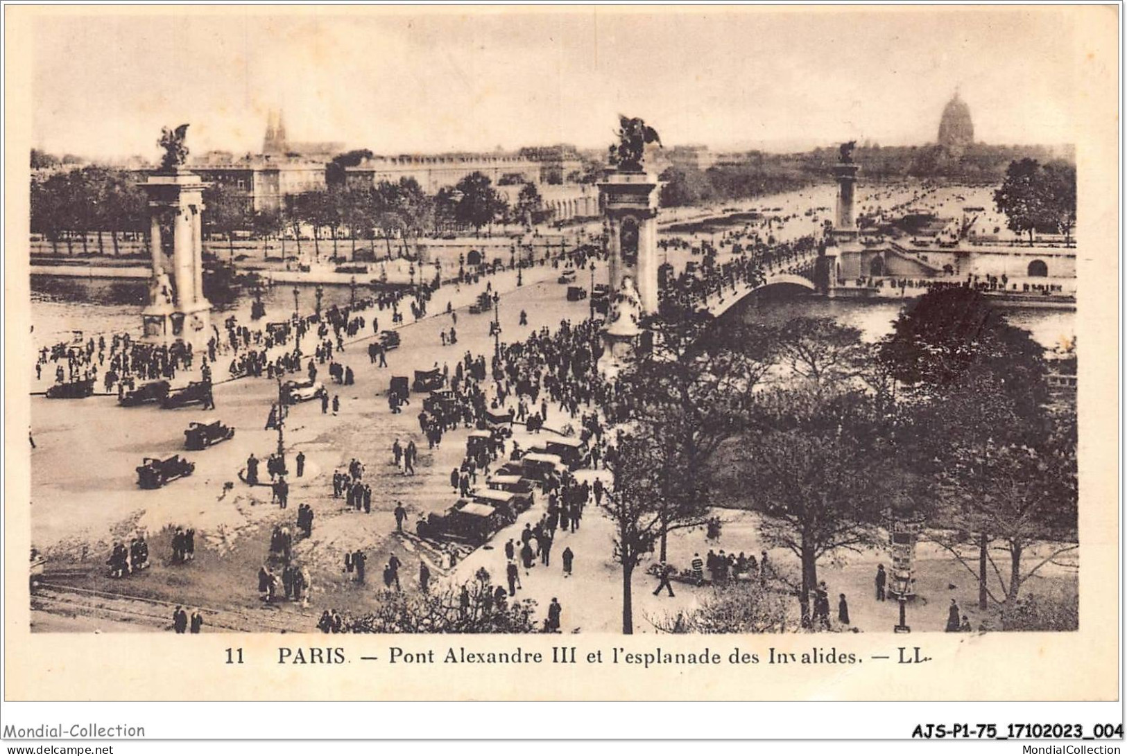 AJSP1-75-0003 - PARIS - Le Pont Alexandre III Et L'esplanade Des Invalides - Bruggen