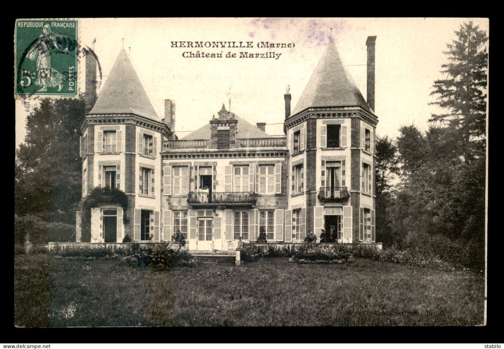 51 - HERMONVILLE - CHATEAU DE MARZILLY - Other & Unclassified