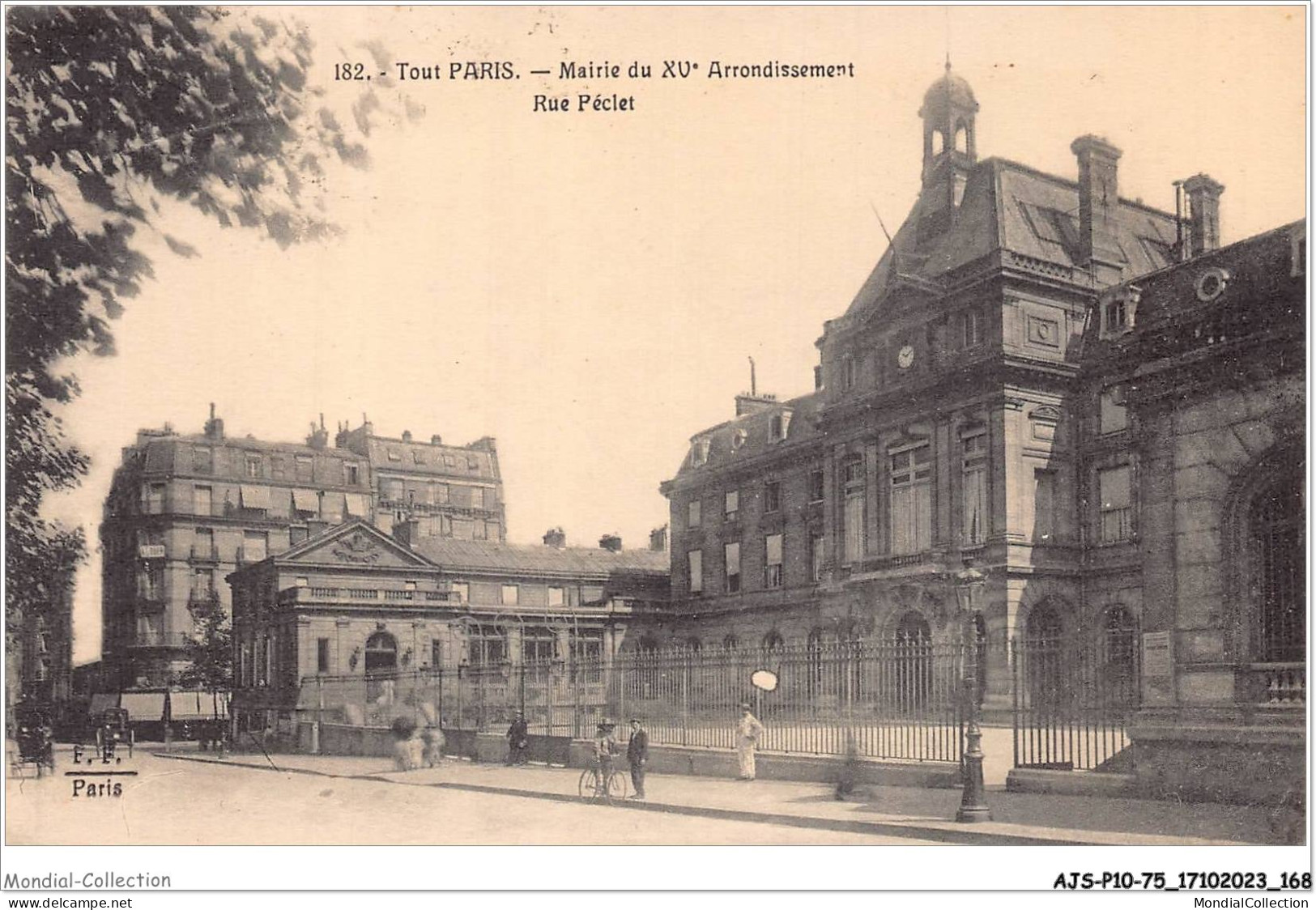 AJSP10-75-0996 - Tout PARIS - Mairie Du XV Arrondissement - Rue Péclet - Arrondissement: 15