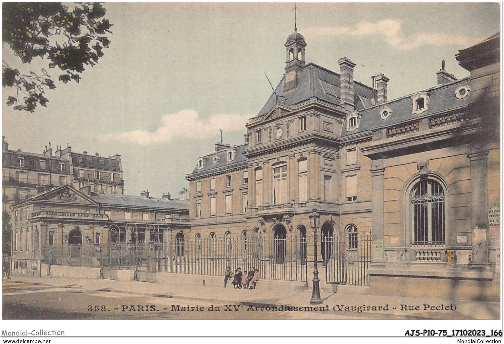 AJSP10-75-0995 - PARIS - Mairie Du XV Arrondissement - Vaugirard - Rue Peclet - Paris (15)