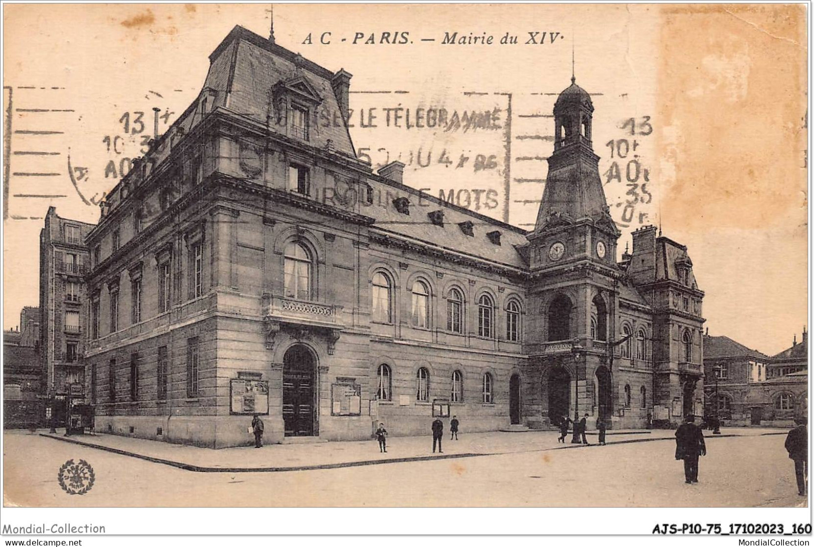 AJSP10-75-0992 - PARIS - Mairie Du XIV  - District 14