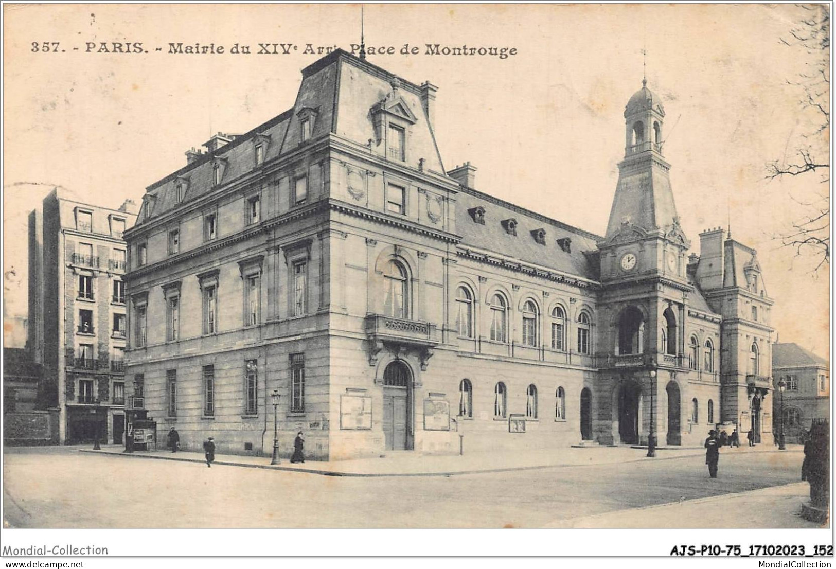 AJSP10-75-0988 - PARIS - Mairie Du XIV Arrondissement - Place De Montrouge - Distretto: 14