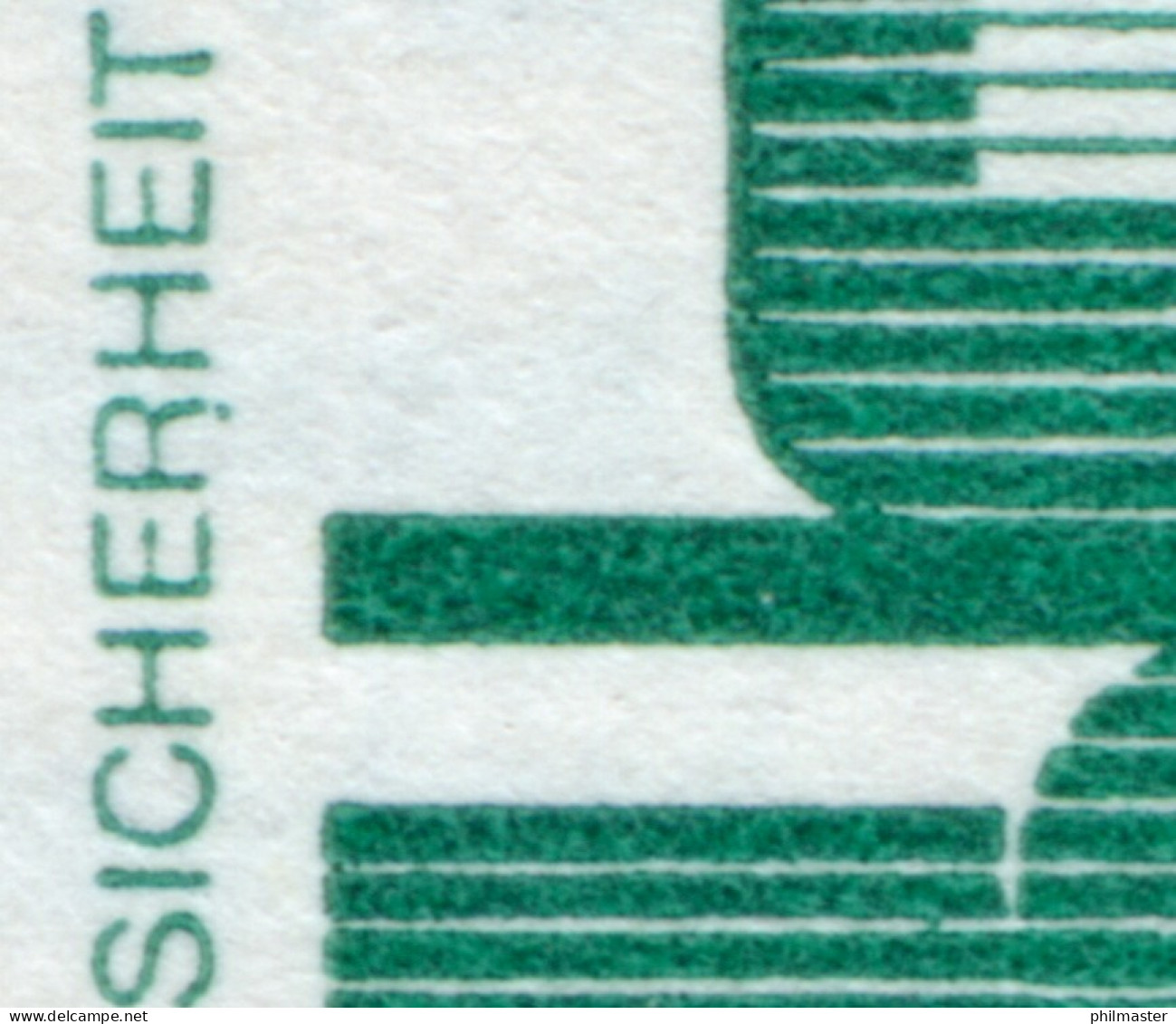 MH 15II Unfallverhütung Mit PLF 697III Punkt Am R Von SICHERHEIT, Feld 1, ** - 1951-1970