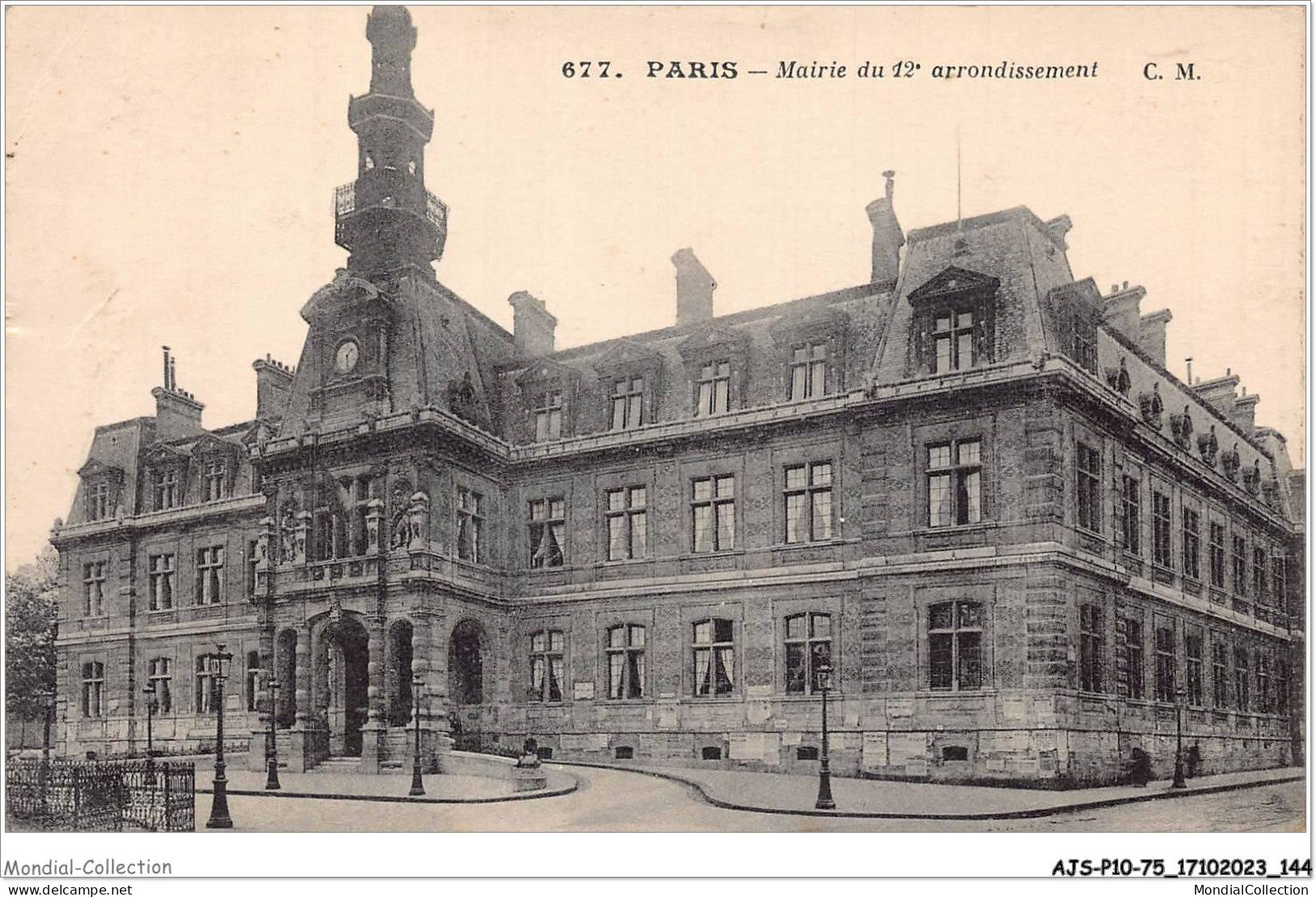 AJSP10-75-0984 - PARIS - Mairie Du 12e Arrondissement  - Paris (12)