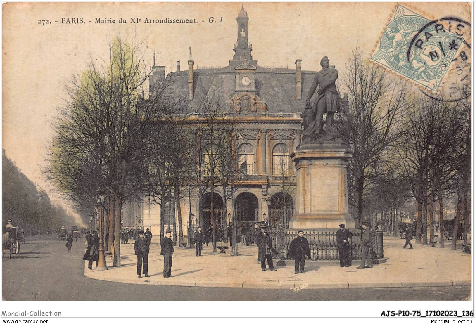 AJSP10-75-0980 - PARIS - Mairie Du XI Arrondissement - District 11