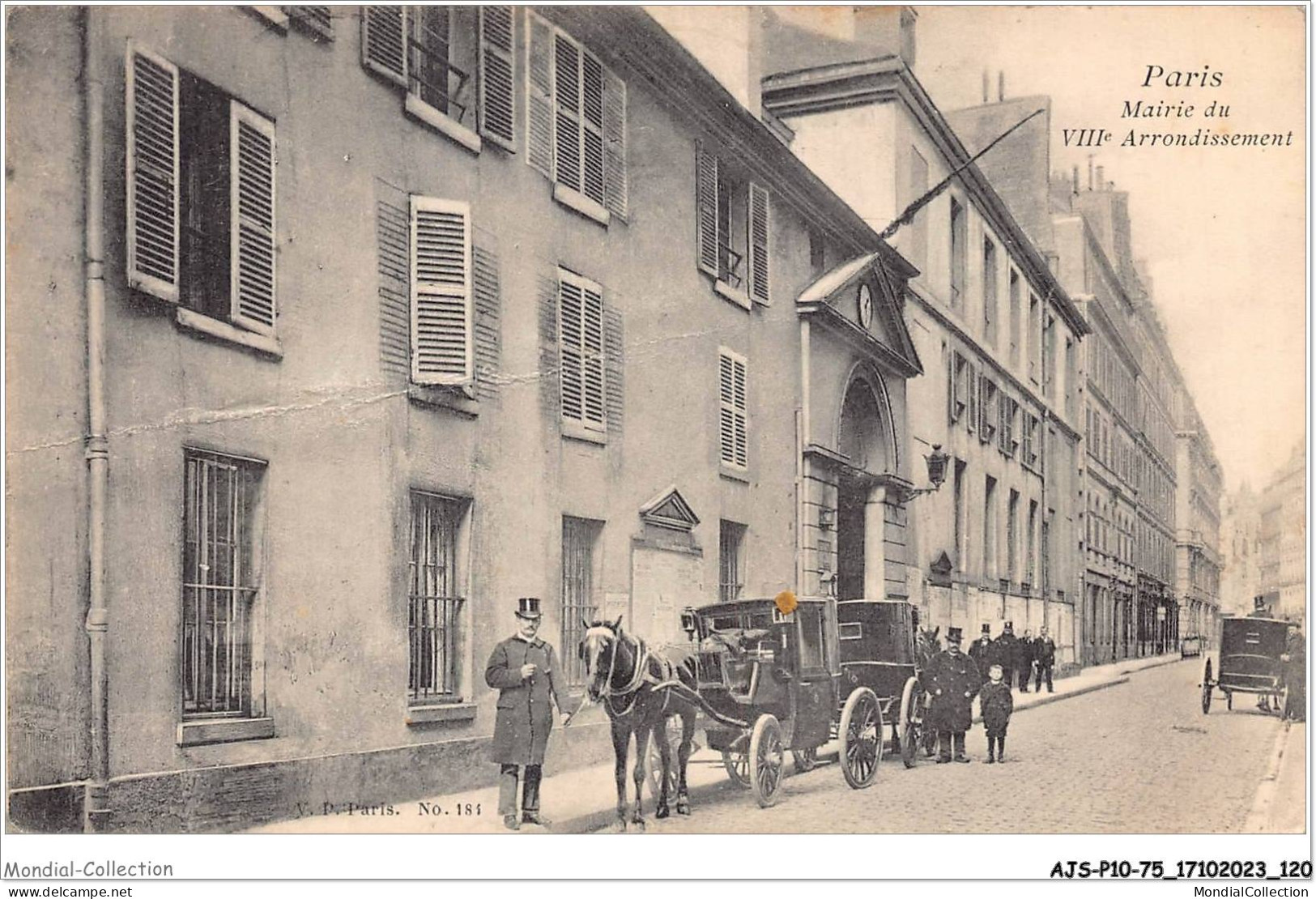 AJSP10-75-0972 - PARIS - Mairie Du VIII Arrondissement - Paris (08)