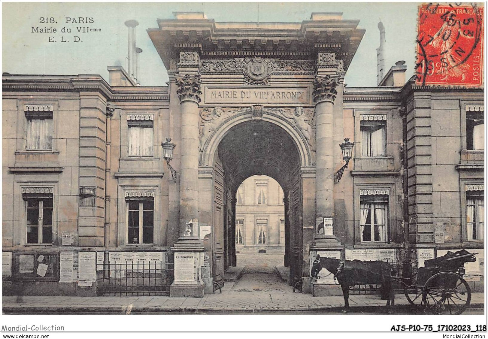 AJSP10-75-0971 - PARIS - Mairie Du VII  - E-l-d - Arrondissement: 07