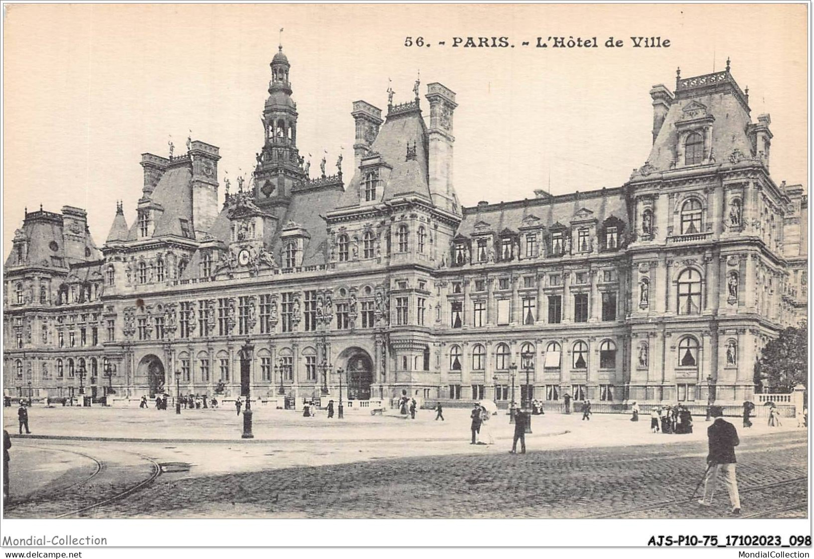 AJSP10-75-0961 - PARIS - L'hôtel De Ville - Cafés, Hôtels, Restaurants