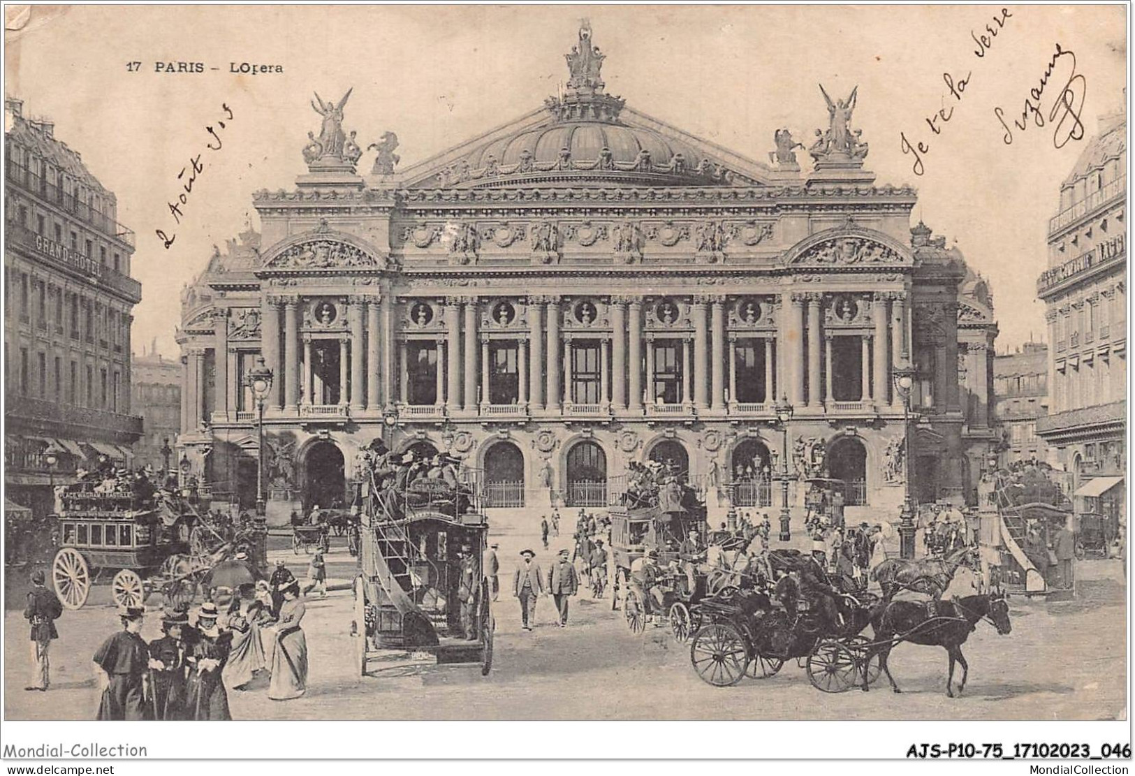 AJSP10-75-0935 - PARIS - L'opéra  - Bildung, Schulen & Universitäten