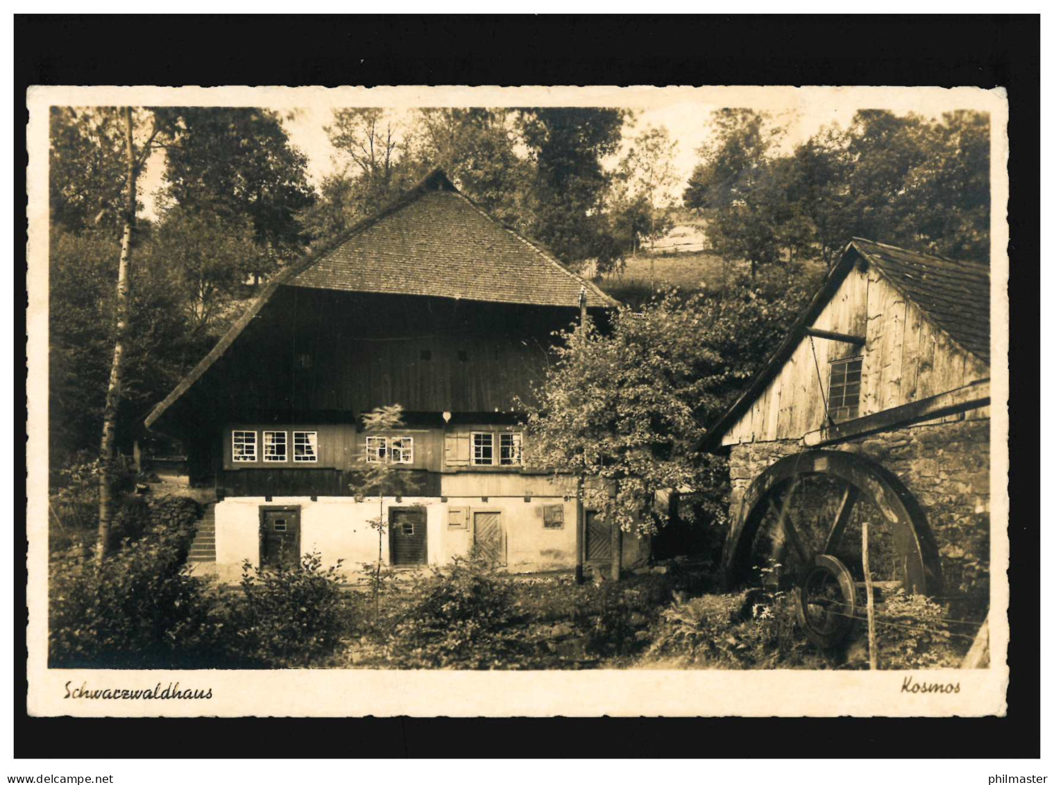 Landwirtschaft Mühle Schwarzwaldhaus, Spart Strom Und Gas, Hannover 5.12.1942 - Altri & Non Classificati