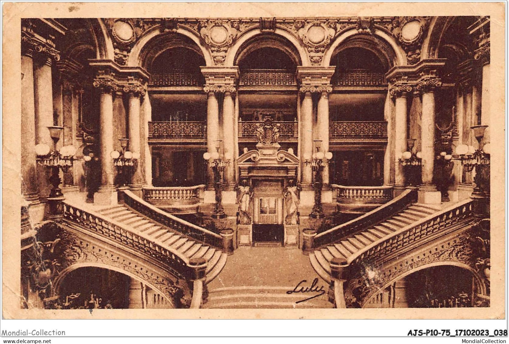 AJSP10-75-0931 - PARIS - Opéra - Escalier D'honneur - Enseignement, Ecoles Et Universités