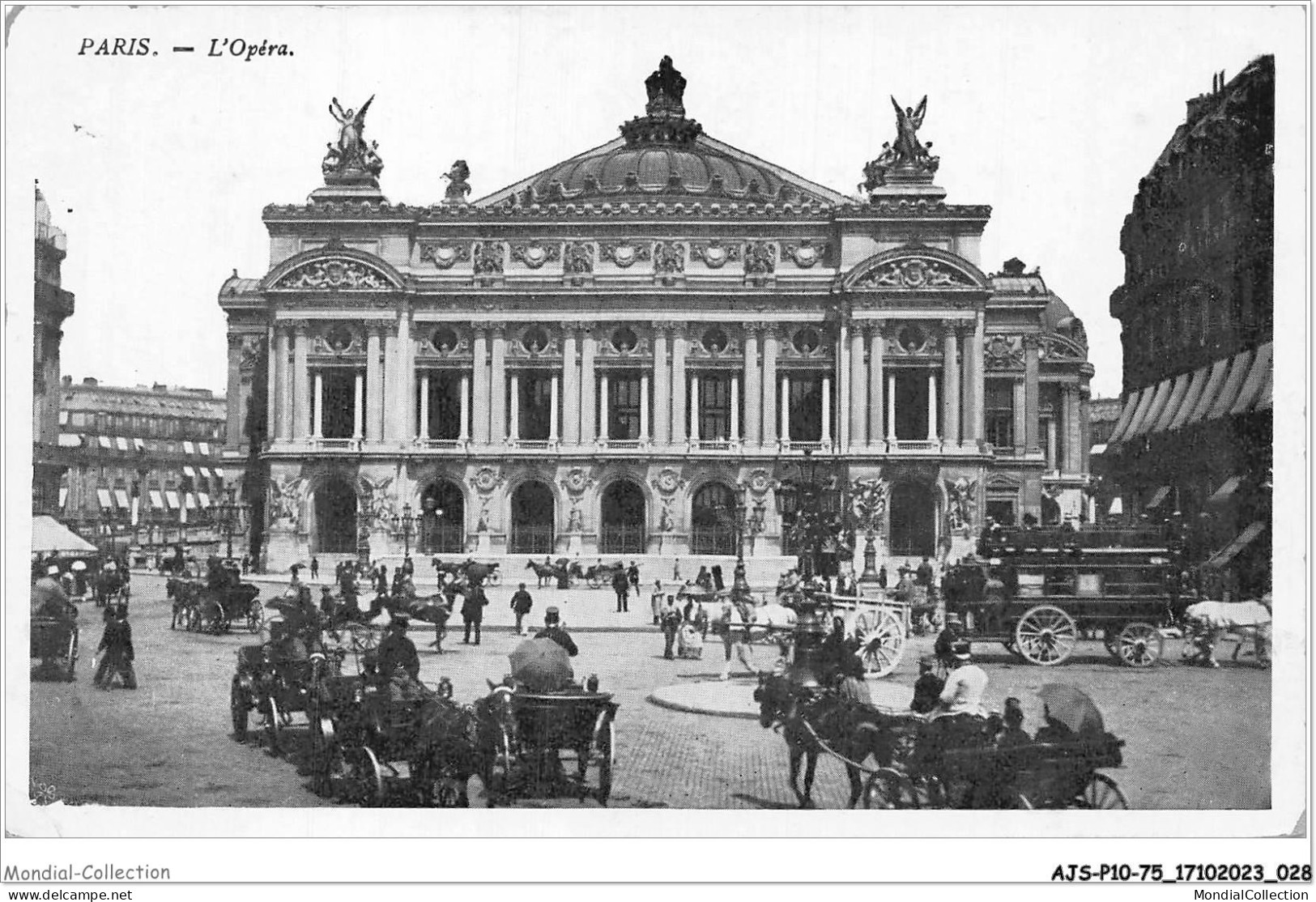 AJSP10-75-0926 - PARIS - L'opéra  - Educazione, Scuole E Università