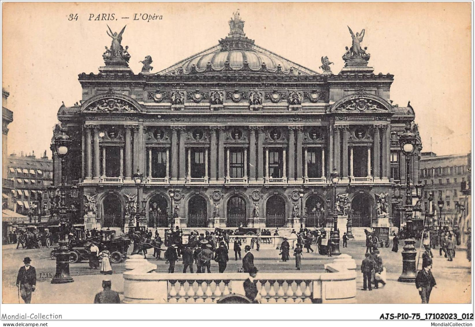 AJSP10-75-0918 - PARIS - L'opéra  - Education, Schools And Universities