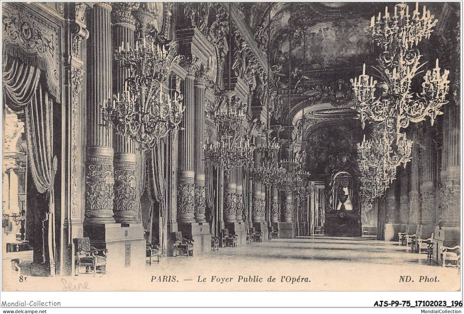 AJSP9-75-0909 - PARIS - Le Foyer Public De L'opéra - Enseignement, Ecoles Et Universités