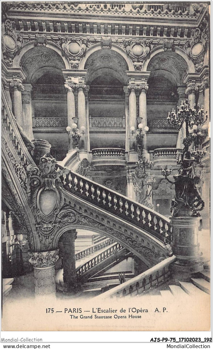 AJSP9-75-0907 - PARIS - L'escalier De L'opéra - Educazione, Scuole E Università