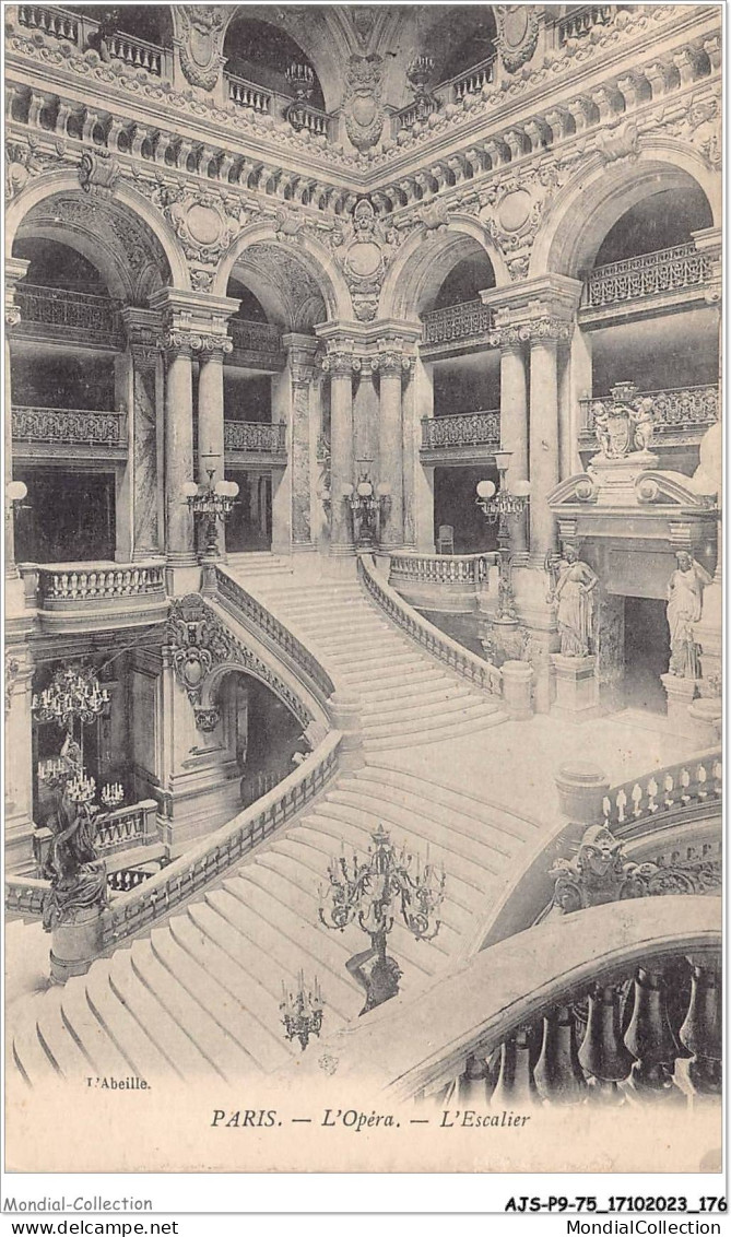 AJSP9-75-0899 - PARIS - L'opéra - L'escalier - Enseignement, Ecoles Et Universités