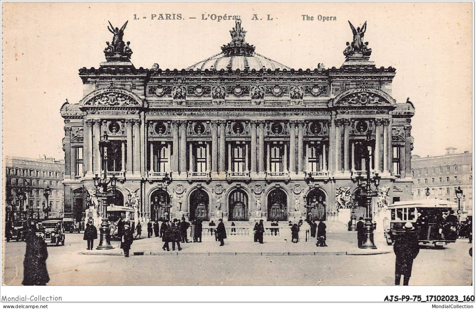 AJSP9-75-0891 - PARIS - L'opéra  - Piazze