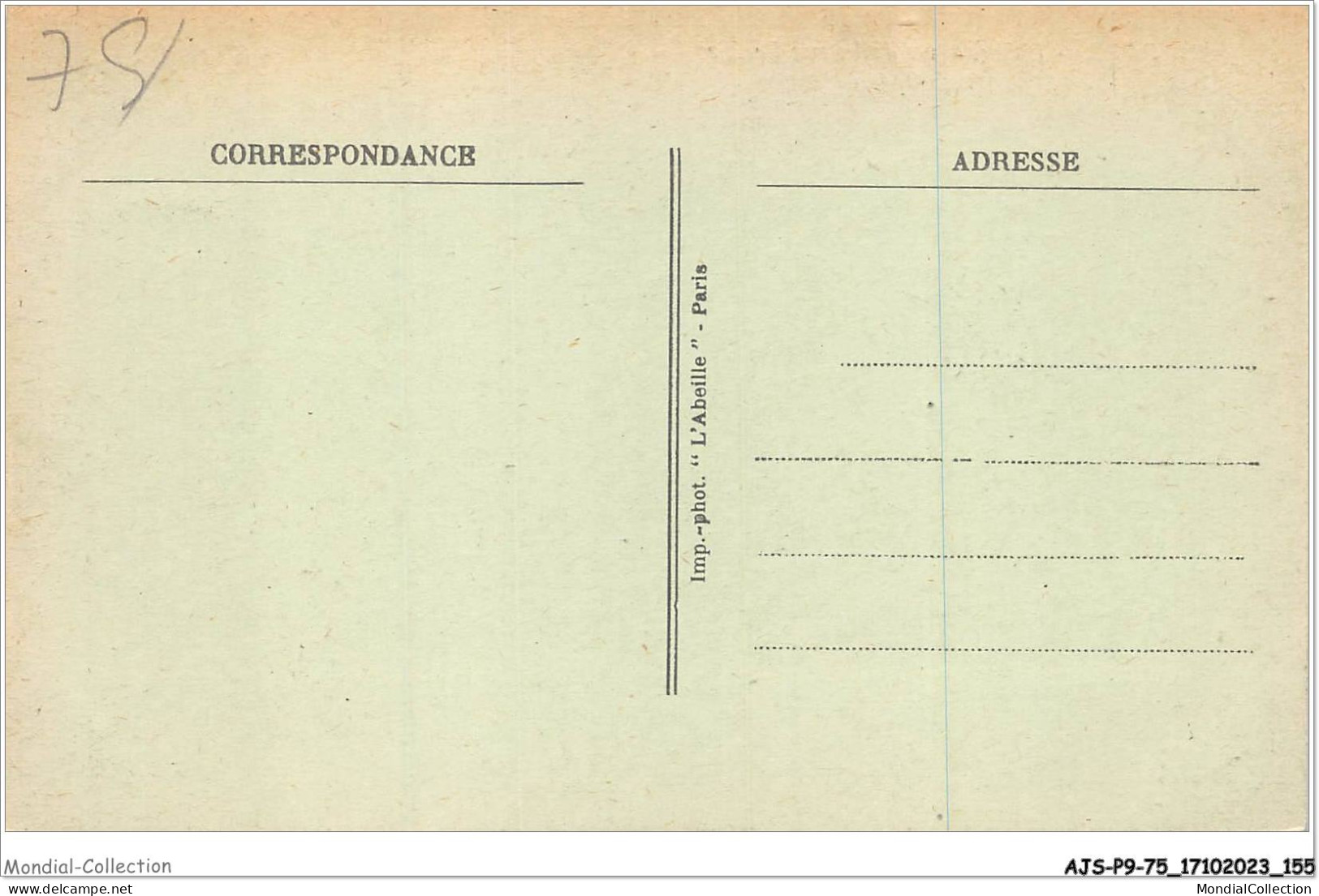 AJSP9-75-0888 - PARIS - L'opéra Vu De La Rue Scribe - Enseignement, Ecoles Et Universités