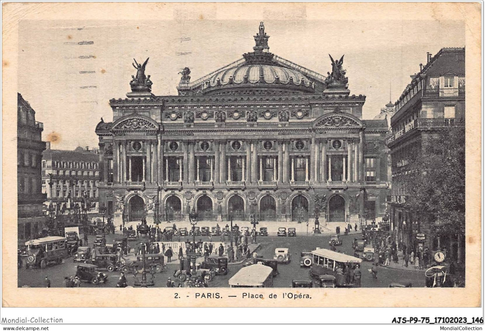 AJSP9-75-0884 - PARIS - Place De L'opéra - Plazas
