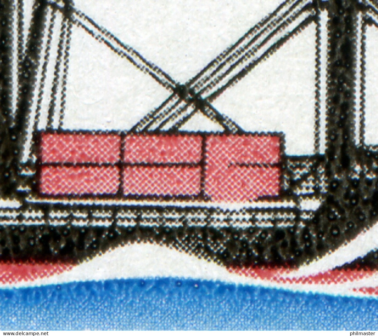 2405II Weltschifffahrtstag: Doppelter Bruch In Der Containerladung, Feld 20 ** - Variétés Et Curiosités