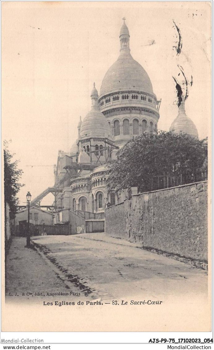 AJSP9-75-0838 - LES EGLISES DE PARIS - Le Sacré-coeur - Sacré Coeur