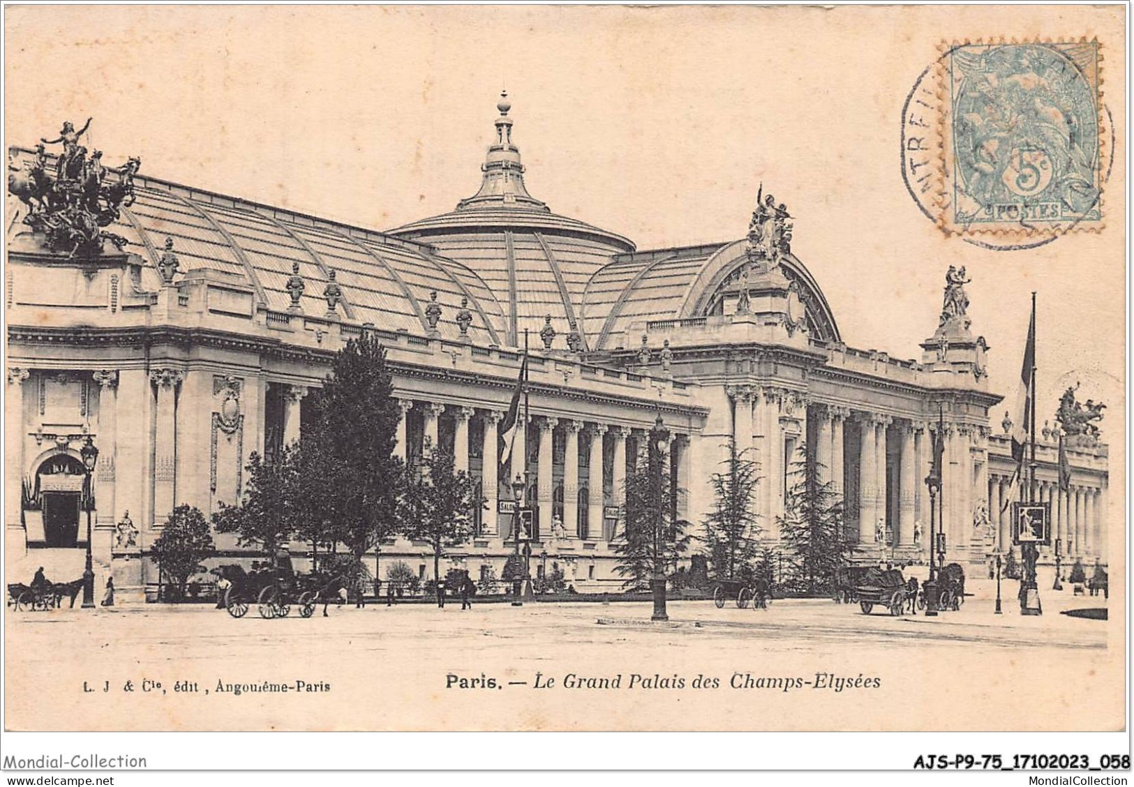 AJSP9-75-0840 - PARIS - Le Grand Palais Des Champs-élysées - Champs-Elysées