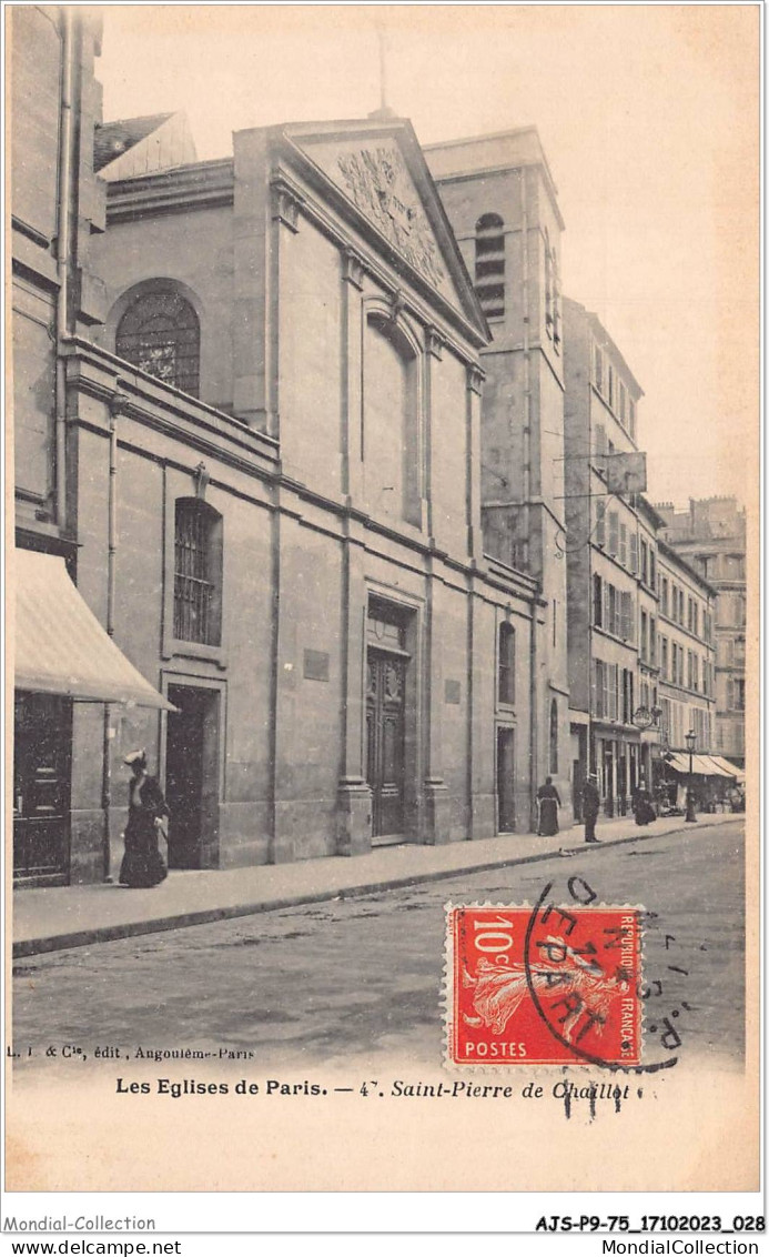 AJSP9-75-0825 - LES EGLISES DE PARIS - Saint-pierre De Chaillet - Eglises