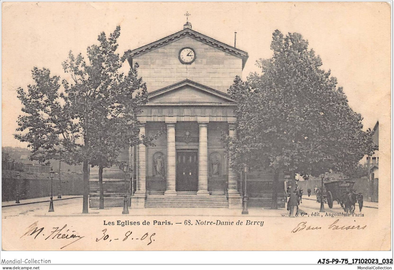 AJSP9-75-0827 - LES EGLISES DE PARIS - Notre-dame De Bercy - Kirchen