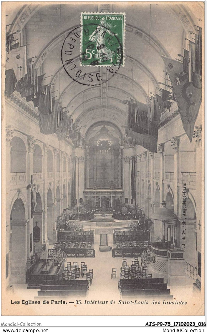 AJSP9-75-0819 - LES EGLISES DE PARIS - Intérieur De Saint-louis Des Invalides - Eglises