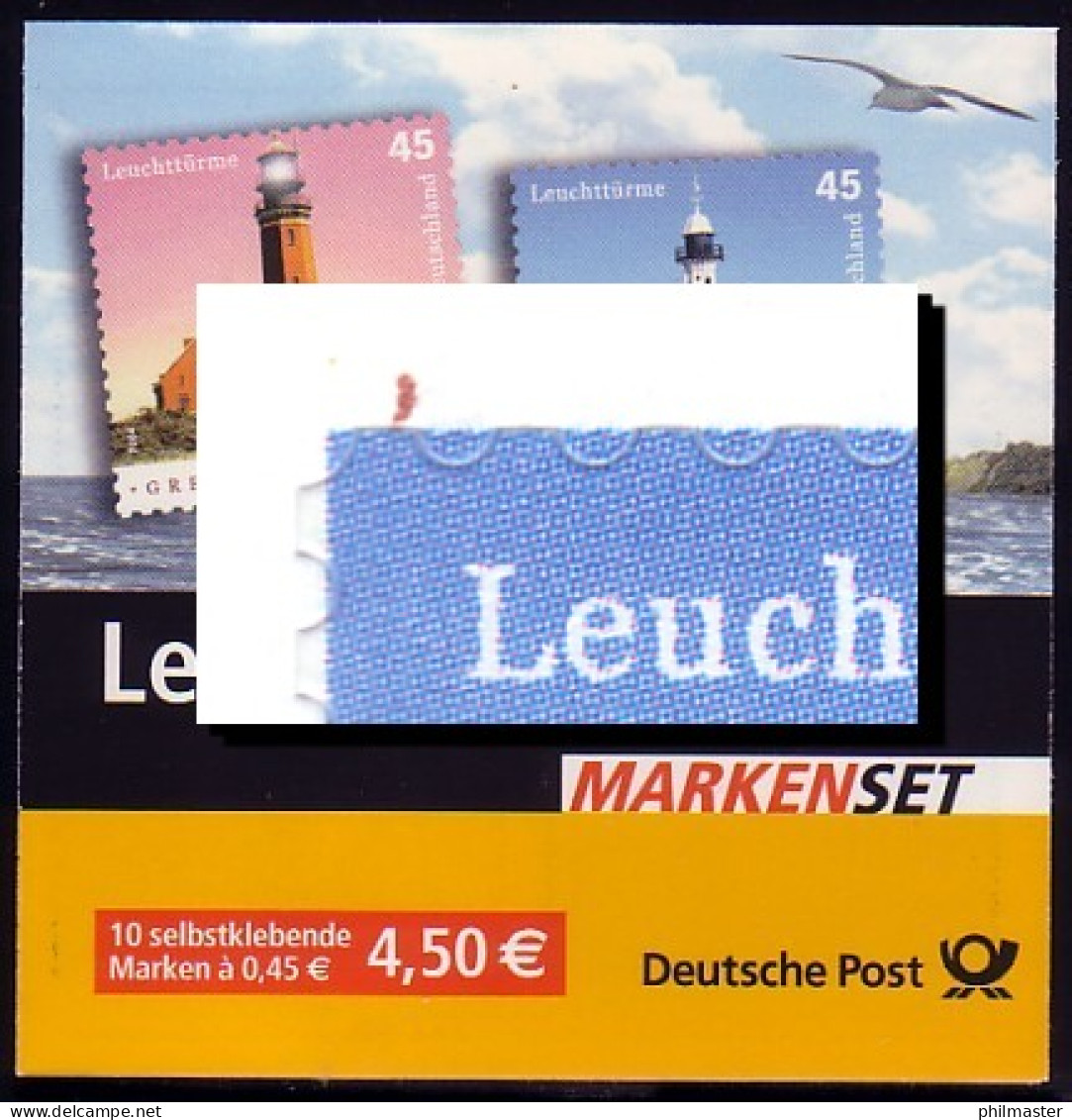58a MH Leuchttürme - PLF Strich Links Oben, Feld 6 ** - 2001-2010