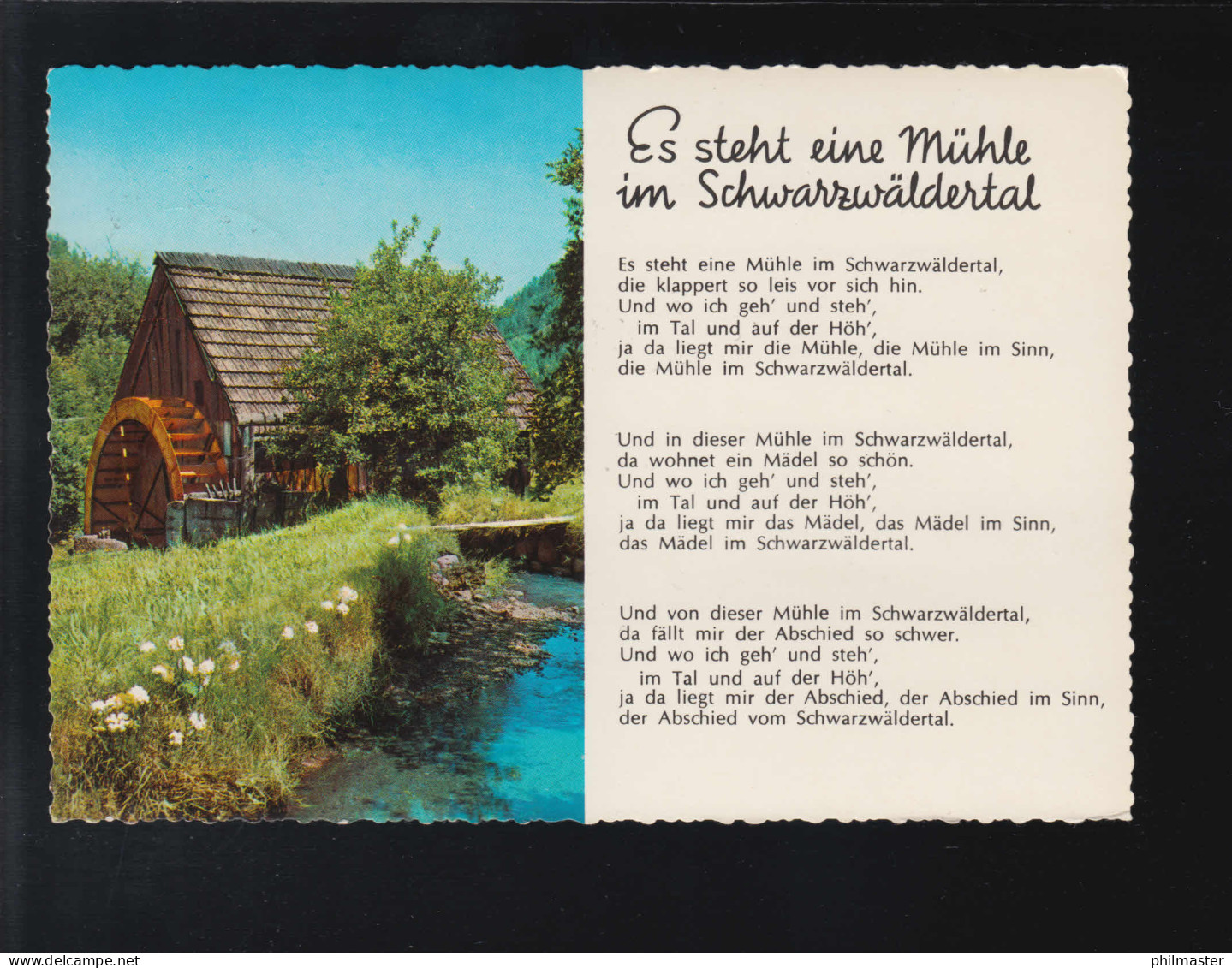 Landwirtschaft Es Steht Eine Mühle Im Schwarzwäldertal, St. Blasien 1968 - Andere & Zonder Classificatie