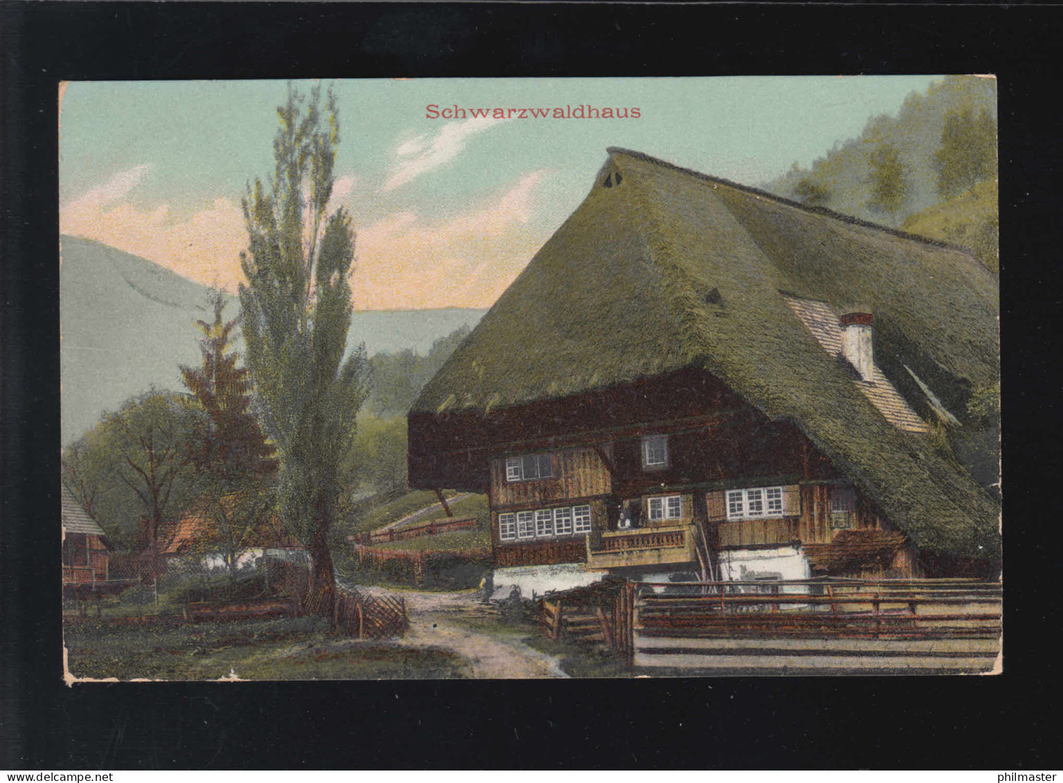 Landwirtschaft Bauernhaus Schwarzwaldhaus , Wildbad (Württemberg) 29.Juli 1908 - Andere & Zonder Classificatie