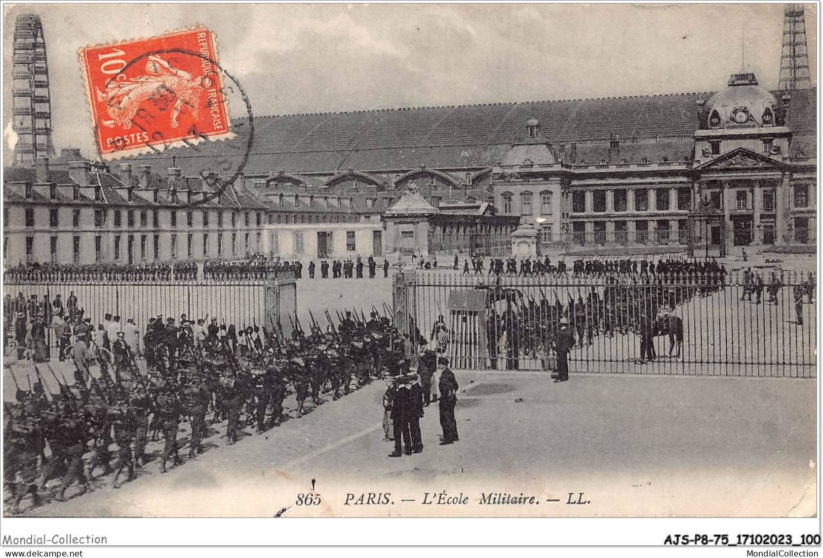 AJSP8-75-0760 - PARIS - L'école Militaire - Educazione, Scuole E Università