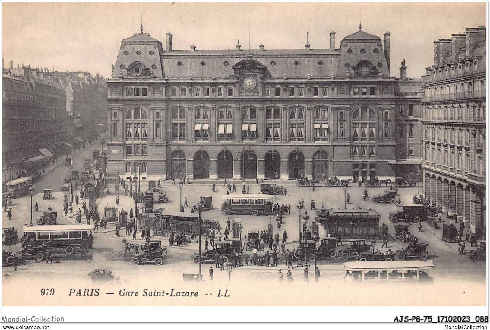 AJSP8-75-0754 - PARIS - Gare Saint-lazare  - Metro, Estaciones